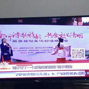 国文社山东分社在威高民俗文化邨成功举办清明诗会活动